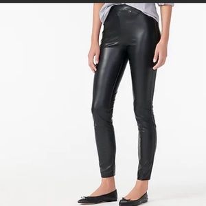 J Crew Faux Leather Pixie Pants
